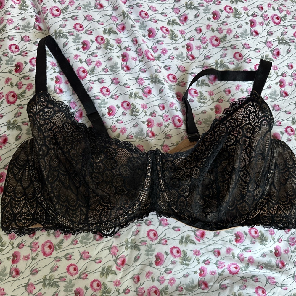 Black Lace Underwire Bra - Women Intimates & Sleepwear